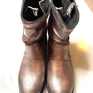 Bikkembergs Metallic Combat Boots